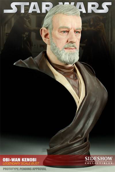 Obi Wan Kenobi Legendary scaled bust  - Sideshow Benobi10
