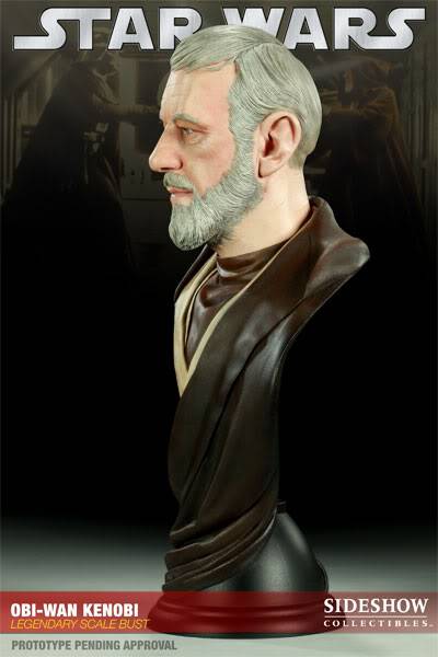 Obi Wan Kenobi Legendary scaled bust  - Sideshow Benobi12
