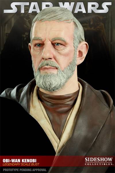 Obi Wan Kenobi Legendary scaled bust  - Sideshow Benobi14