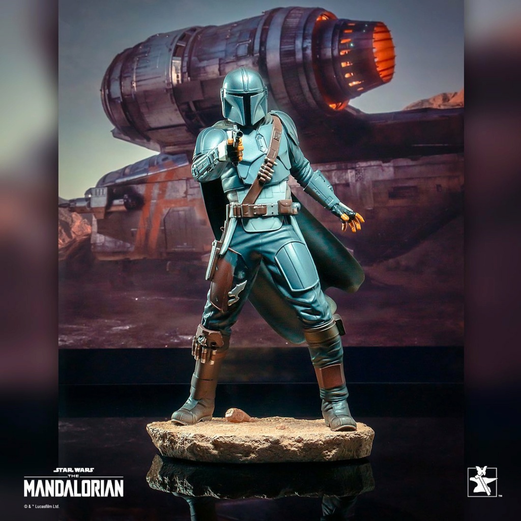 The Mandalorian Beskar Premier Collection Statue Gentle Gian Beskar10