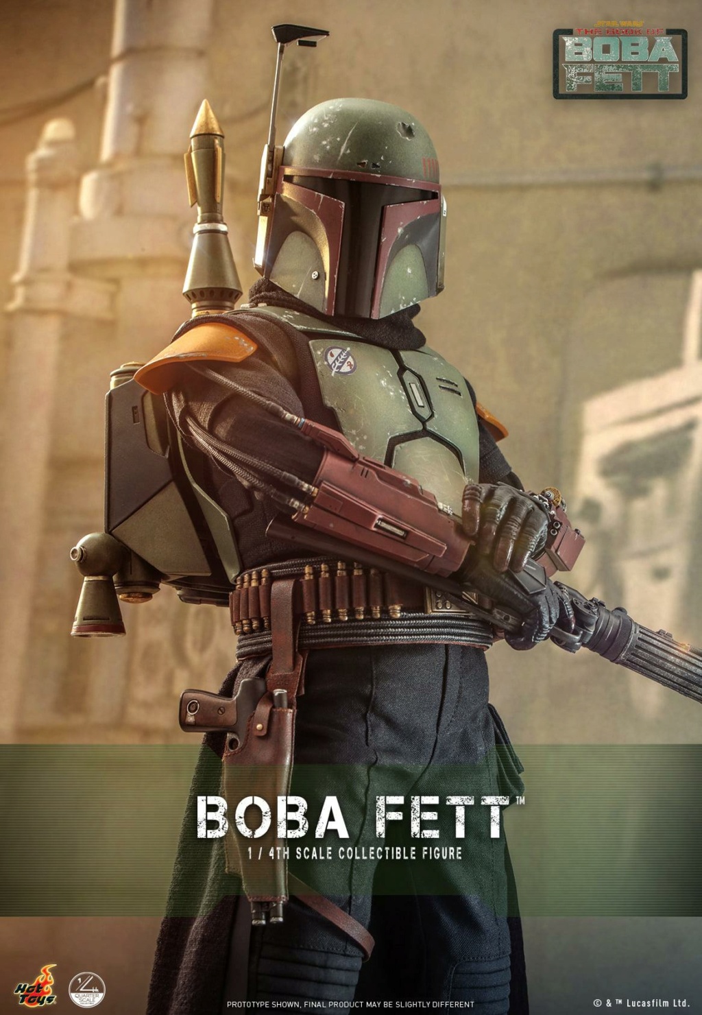 Boba Fett 1/4th scale Collectible Figure Star Wars: The Book Of Boba Fett Boba_138