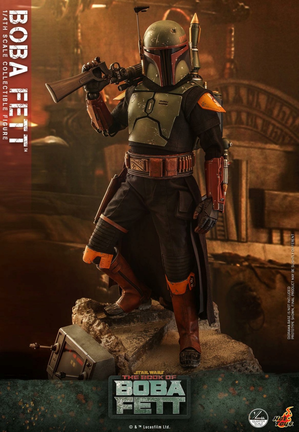 Boba Fett 1/4th scale Collectible Figure Star Wars: The Book Of Boba Fett Boba_143