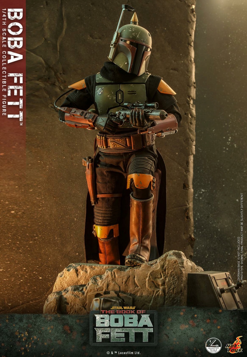 Boba Fett 1/4th scale Collectible Figure Star Wars: The Book Of Boba Fett Boba_144