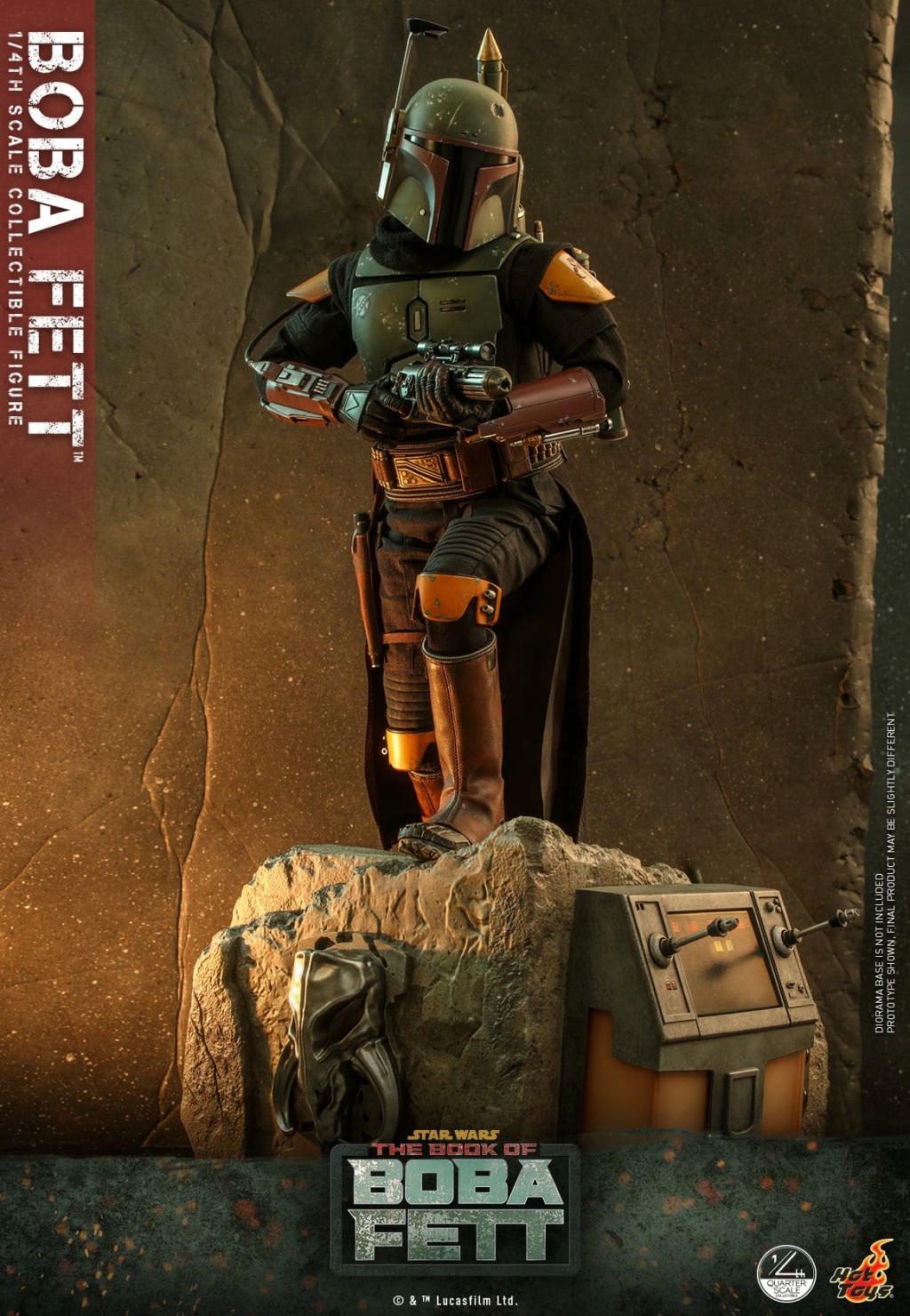 Boba Fett 1/4th scale Collectible Figure Star Wars: The Book Of Boba Fett Boba_145