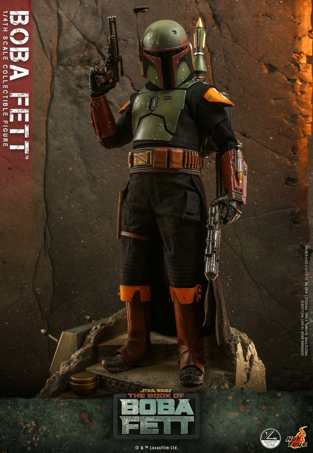 Boba Fett 1/4th scale Collectible Figure Star Wars: The Book Of Boba Fett Boba_146