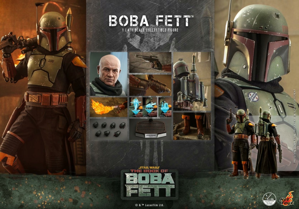 Boba Fett 1/4th scale Collectible Figure Star Wars: The Book Of Boba Fett Boba_154