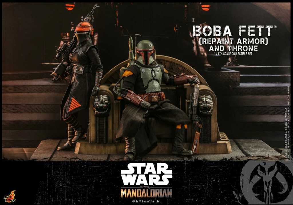 Boba Fett (Repaint Armor) & Throne Collectible Set Hot Toys Boba_f43