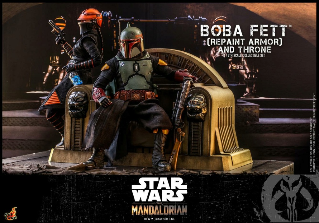 Boba Fett (Repaint Armor) & Throne Collectible Set Hot Toys Boba_f45