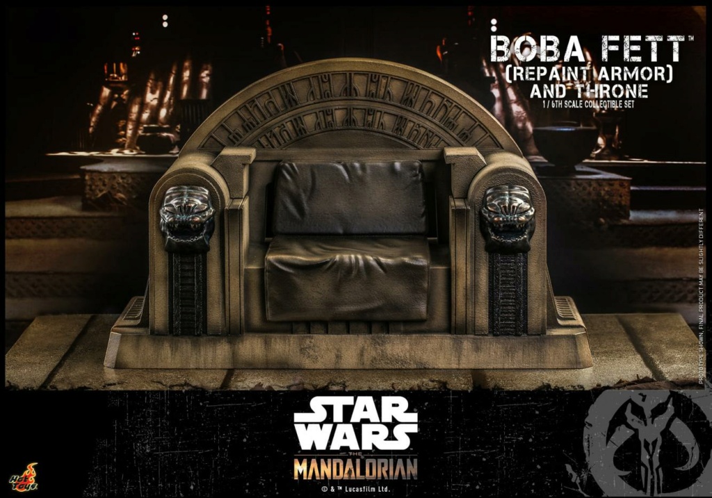 Boba Fett (Repaint Armor) & Throne Collectible Set Hot Toys Boba_f54