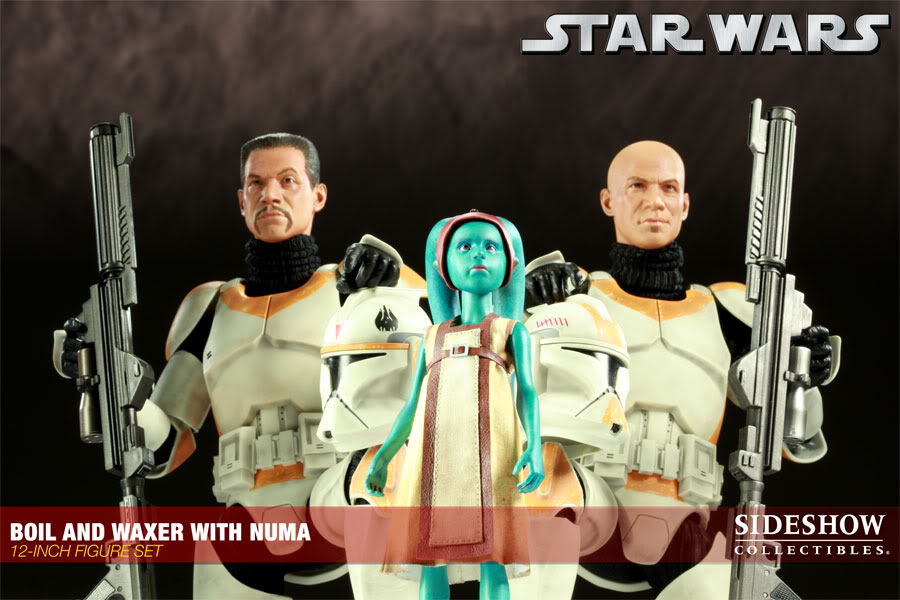Boil and Waxer with Numa 12' set figurines Star Wars Sideshow Collectibles Boil__14