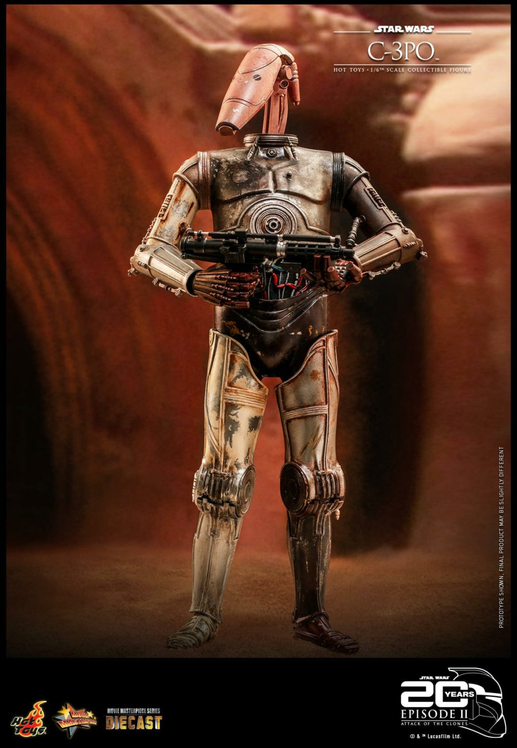 Star Wars Ep. II Attack of the Clones - 1/6th C-3PO Collectible Hot Toys C3po_e14