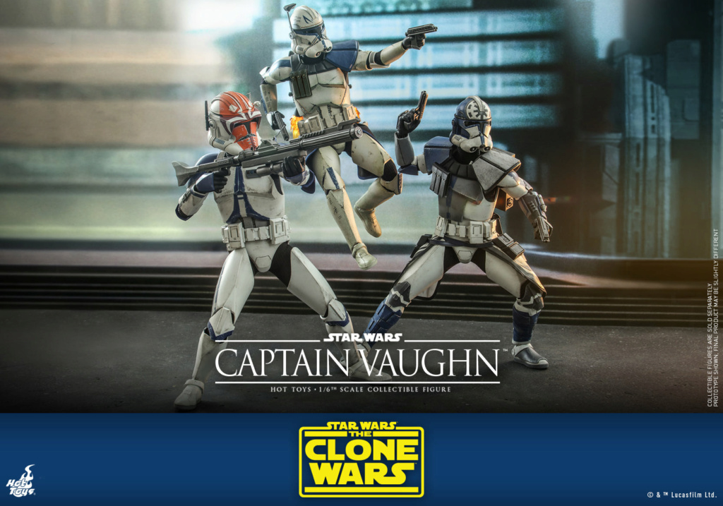 Captain Vaughn - Star Wars: The Clone Wars - Hot Toys Captai40
