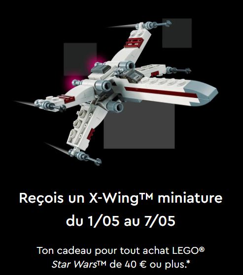 LEGO STAR WARS - 30654 - Chasseur stellaire X-Wing Starfighter Captur91