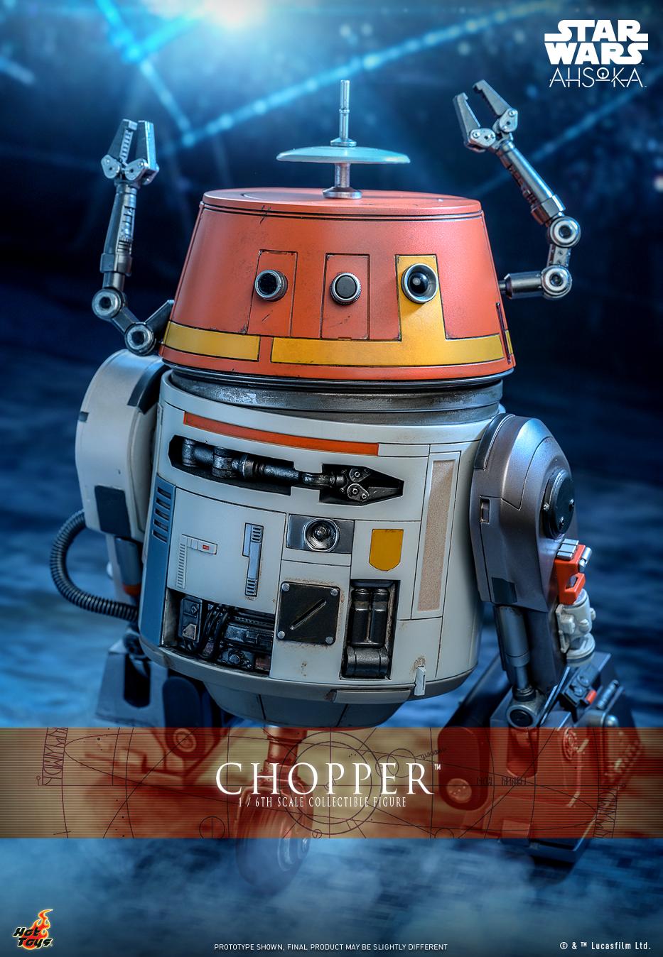 Star Wars: Ahsoka - 1/6th scale Chopper Collectible Figure - Hot Toys Choppe11