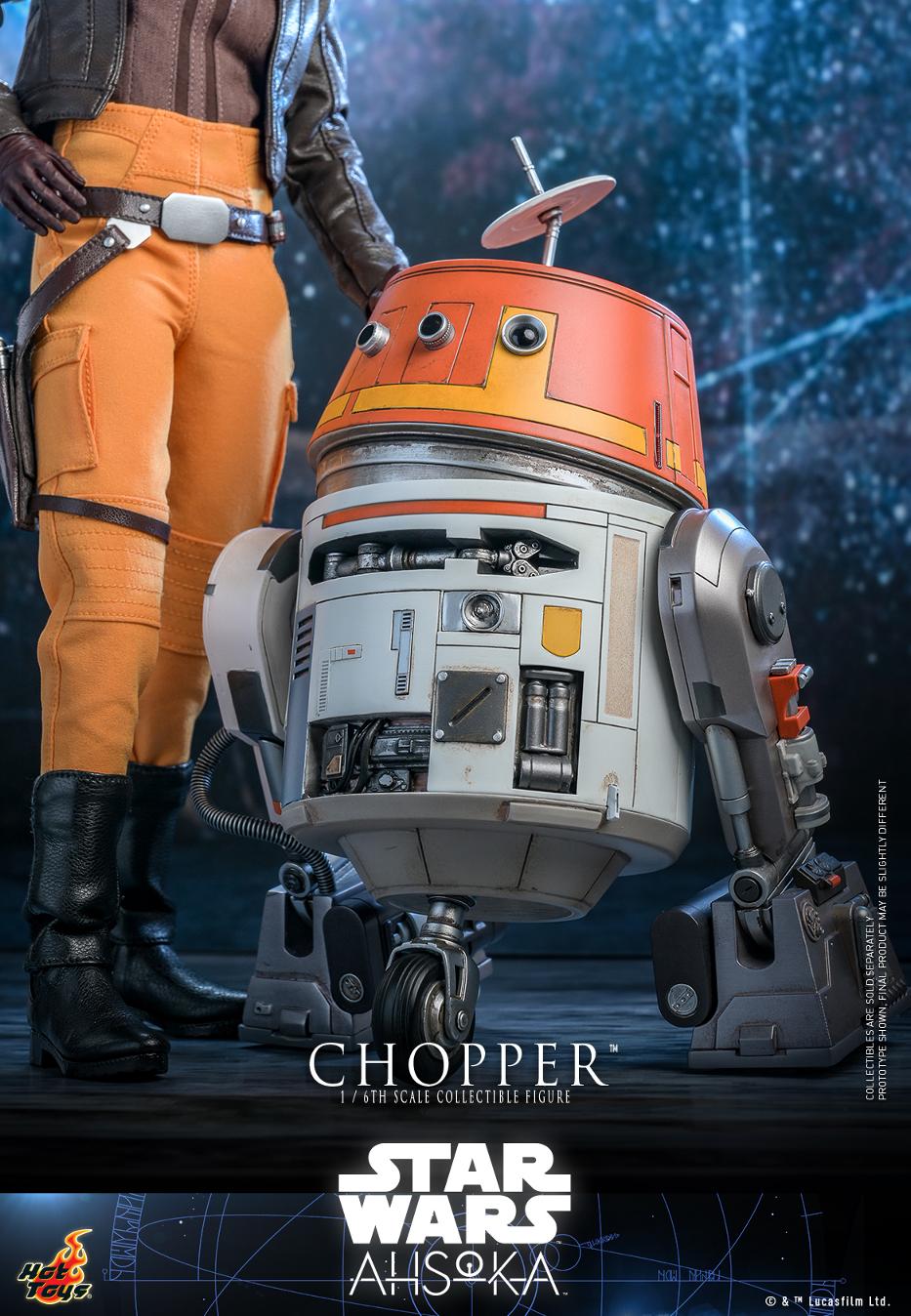 Star Wars: Ahsoka - 1/6th scale Chopper Collectible Figure - Hot Toys Choppe12