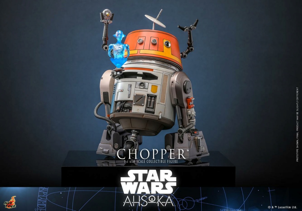 Star Wars: Ahsoka - 1/6th scale Chopper Collectible Figure - Hot Toys Choppe13