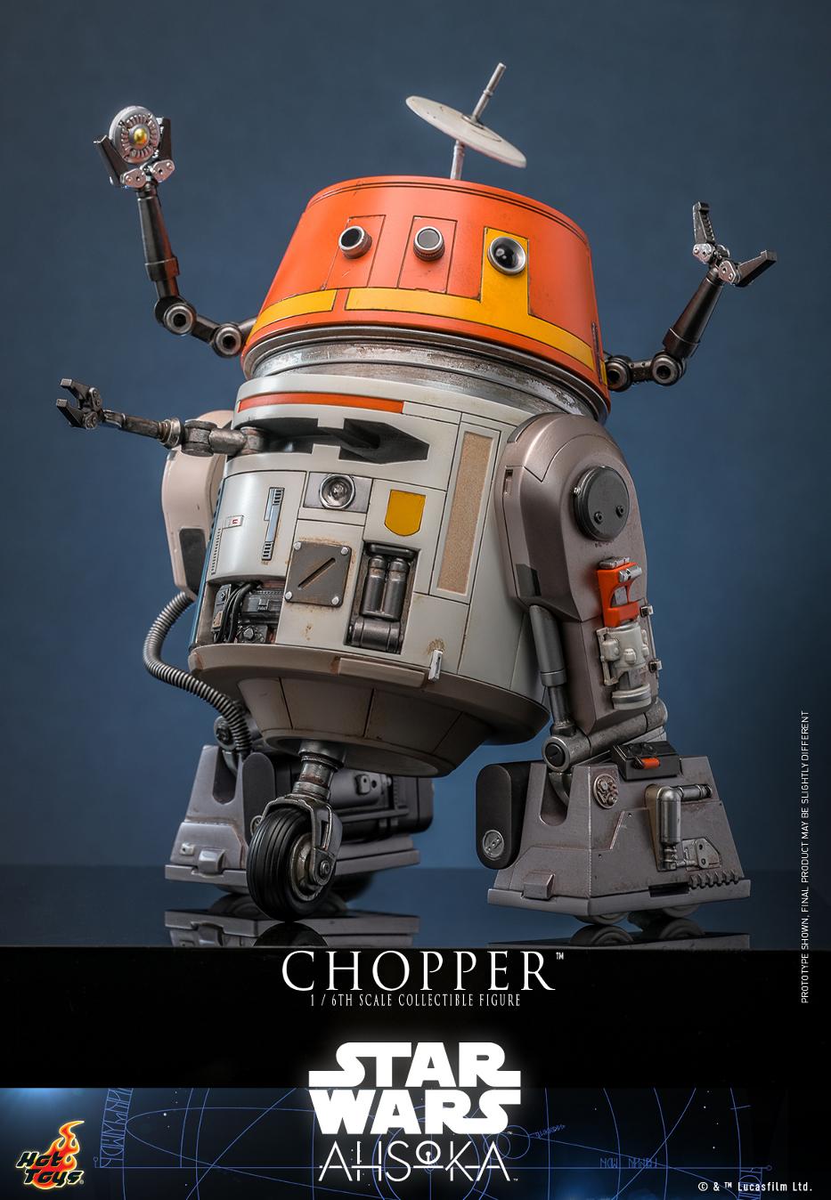 Star Wars: Ahsoka - 1/6th scale Chopper Collectible Figure - Hot Toys Choppe16