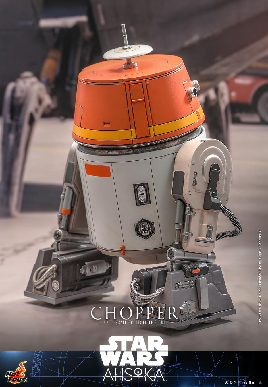 Star Wars: Ahsoka - 1/6th scale Chopper Collectible Figure - Hot Toys Choppe27