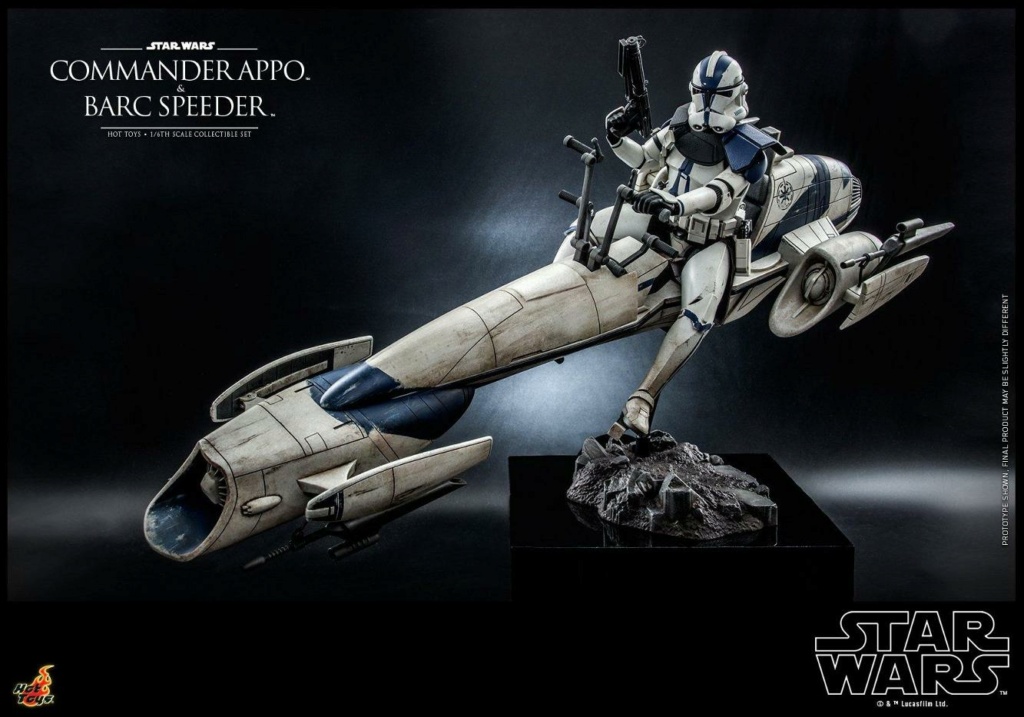 Star Wars: The Clone Wars - 1/6th scale Commander Appo and BARC Speeder Comman60