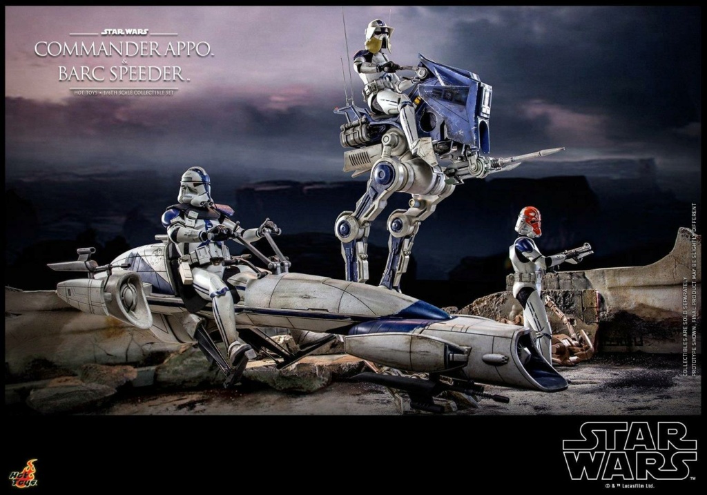 Star Wars: The Clone Wars - 1/6th scale Commander Appo and BARC Speeder Comman62