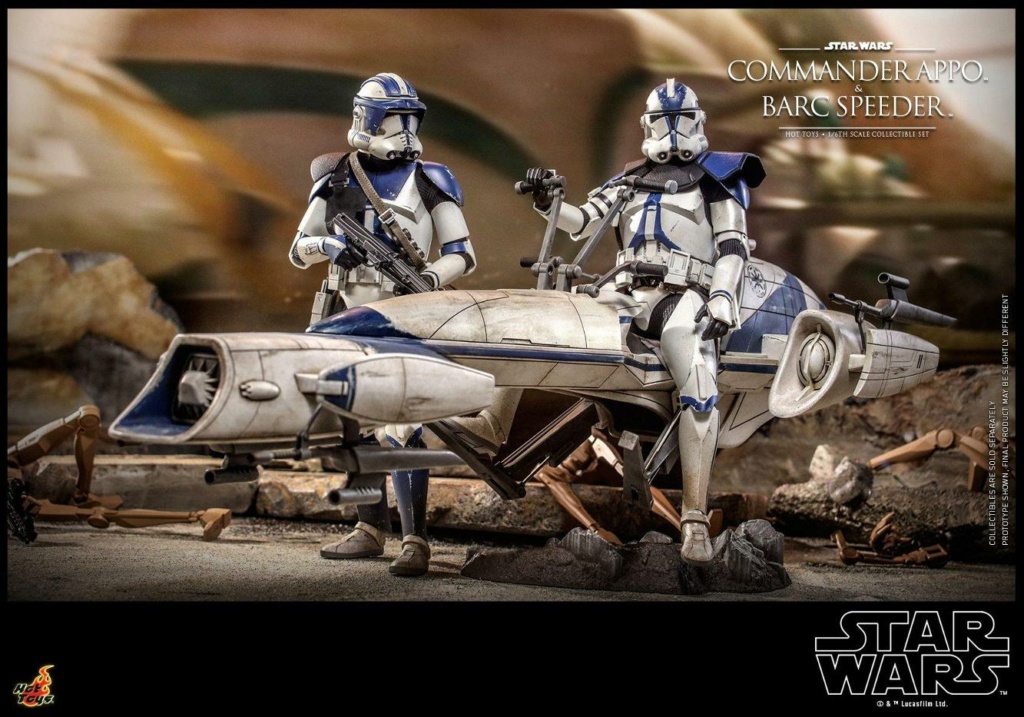 Star Wars: The Clone Wars - 1/6th scale Commander Appo and BARC Speeder Comman64