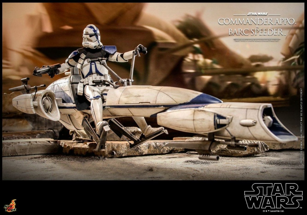 Star Wars: The Clone Wars - 1/6th scale Commander Appo and BARC Speeder Comman65