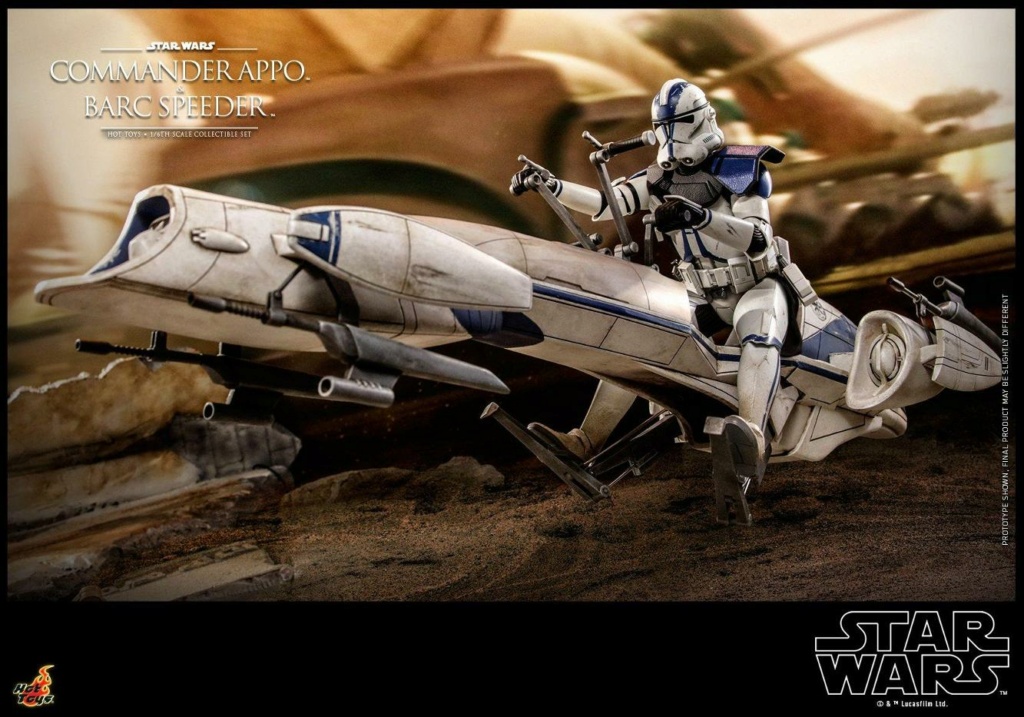 Star Wars: The Clone Wars - 1/6th scale Commander Appo and BARC Speeder Comman66