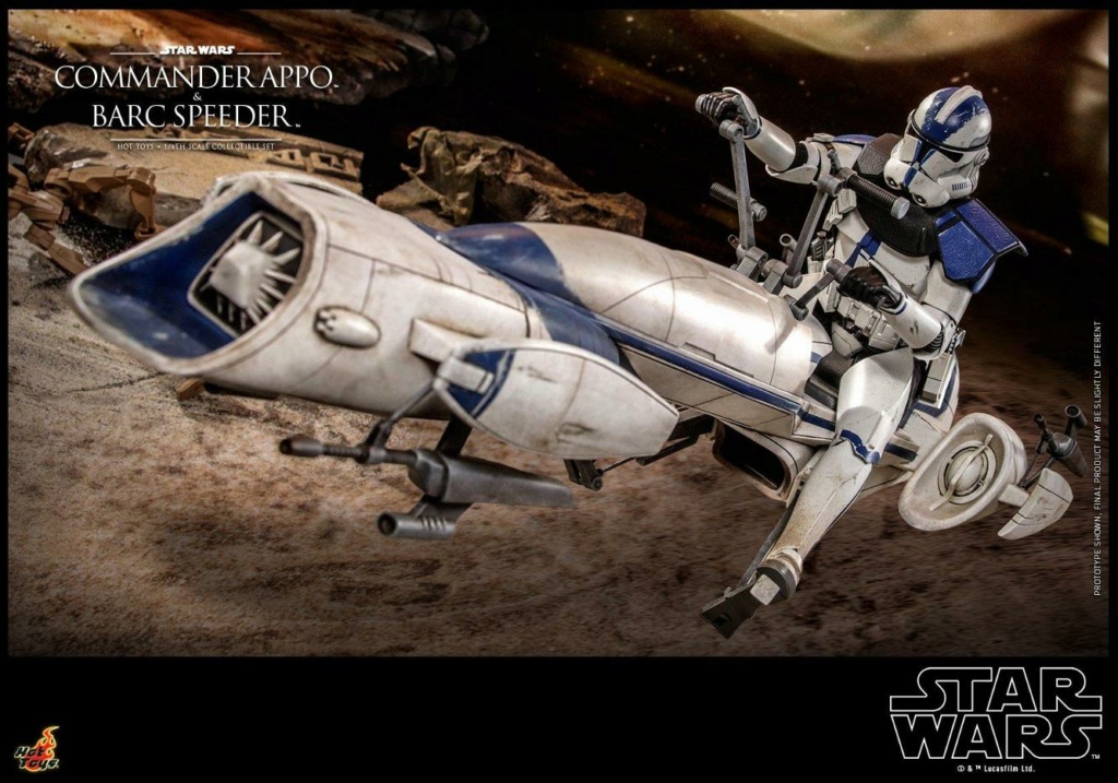 Star Wars: The Clone Wars - 1/6th scale Commander Appo and BARC Speeder Comman67