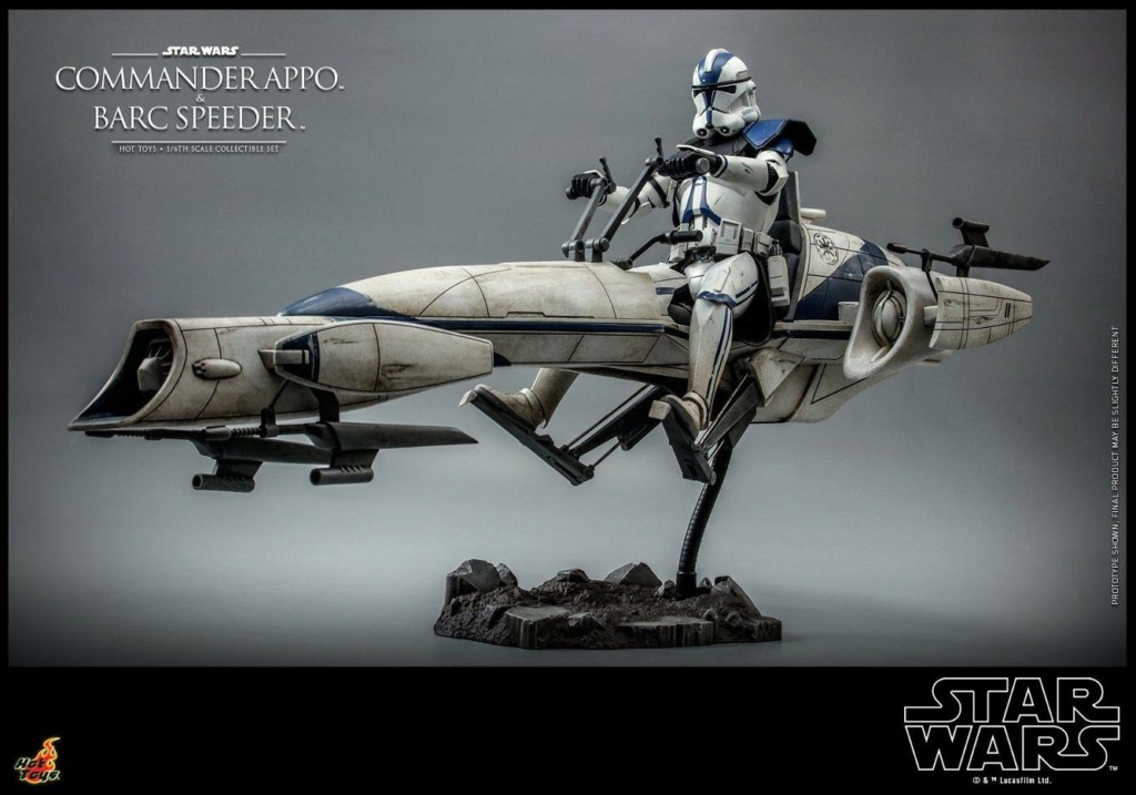 Star Wars: The Clone Wars - 1/6th scale Commander Appo and BARC Speeder Comman68