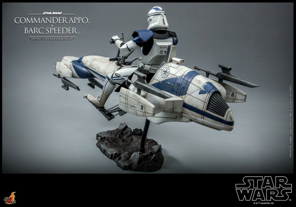 Star Wars: The Clone Wars - 1/6th scale Commander Appo and BARC Speeder Comman71