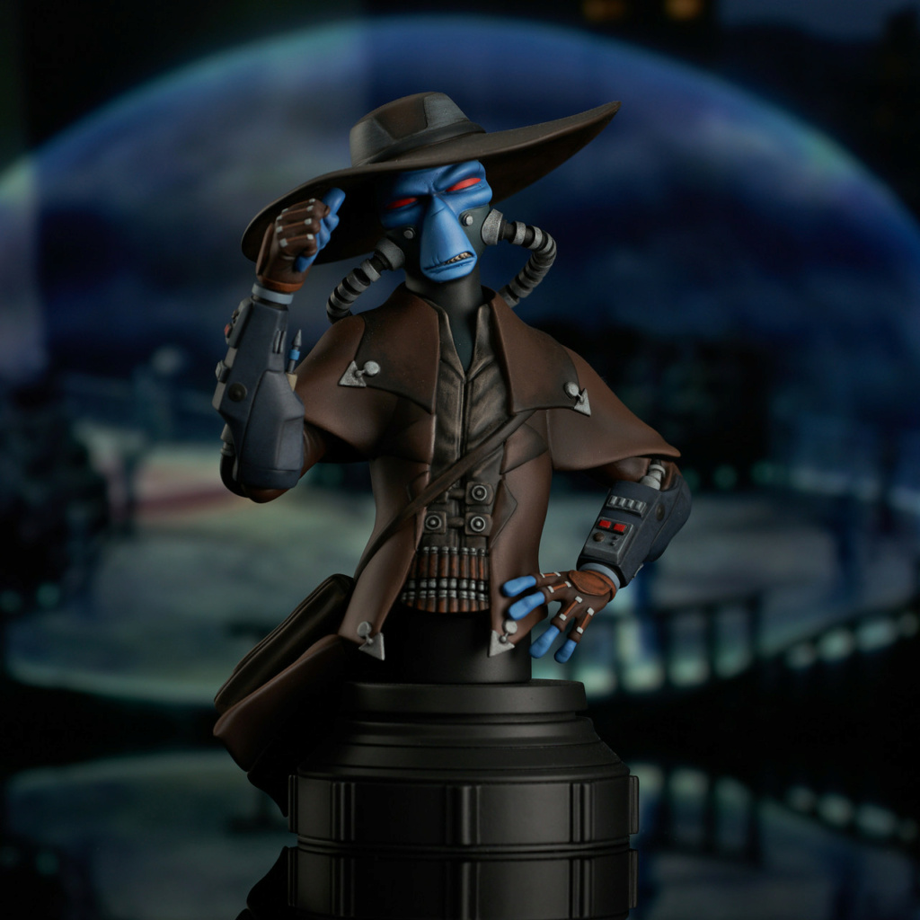 Star Wars: The Clone Wars - Cad Bane Animated Mini Bust - Gentle Giant. Cw_cad10