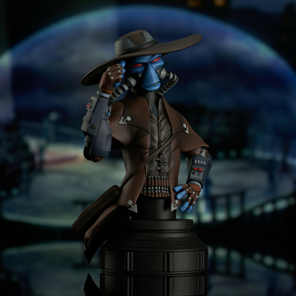 Star Wars: The Clone Wars - Cad Bane Animated Mini Bust - Gentle Giant. Cw_cad12