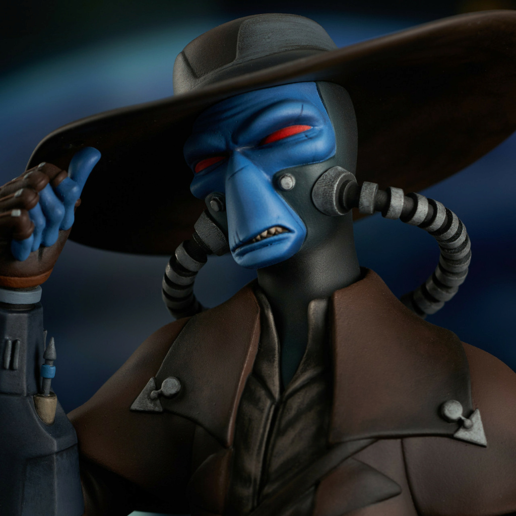 Star Wars: The Clone Wars - Cad Bane Animated Mini Bust - Gentle Giant. Cw_cad14