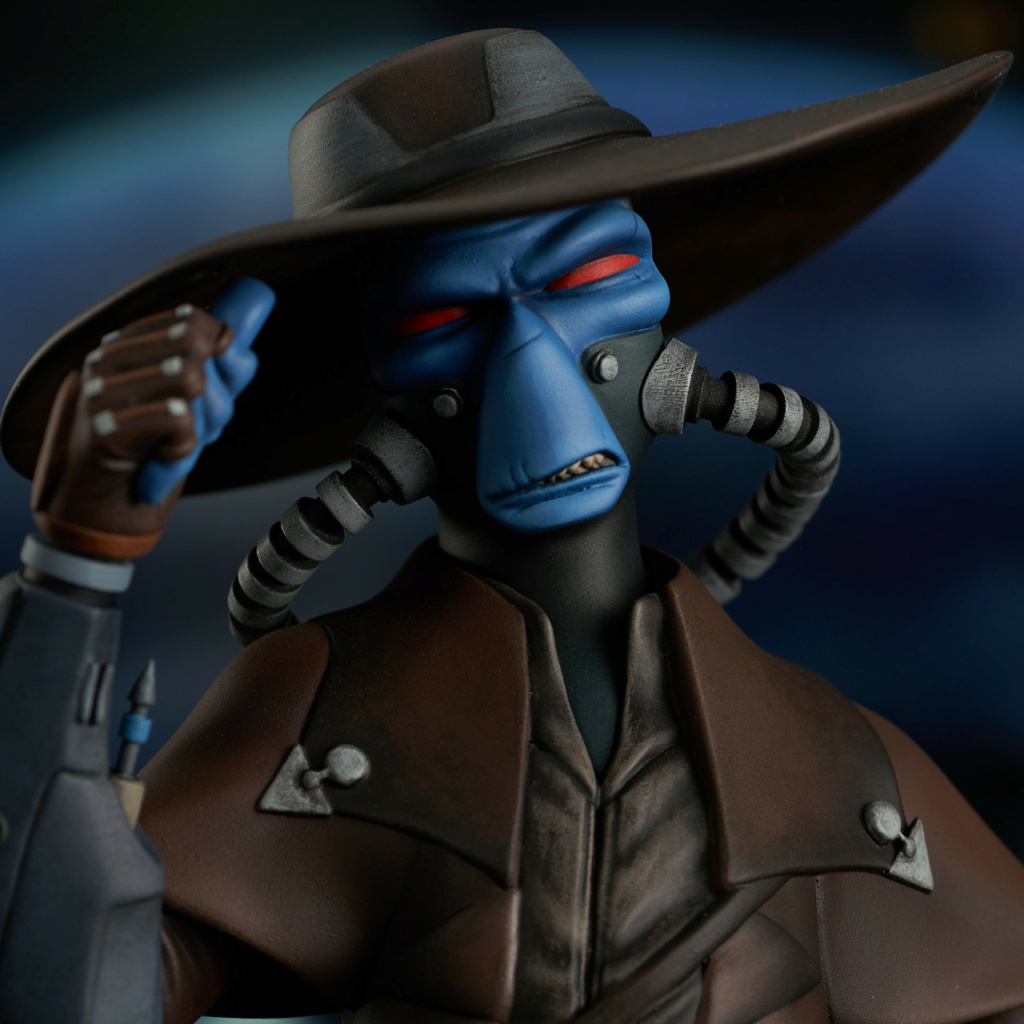 Star Wars: The Clone Wars - Cad Bane Animated Mini Bust - Gentle Giant. Cw_cad15