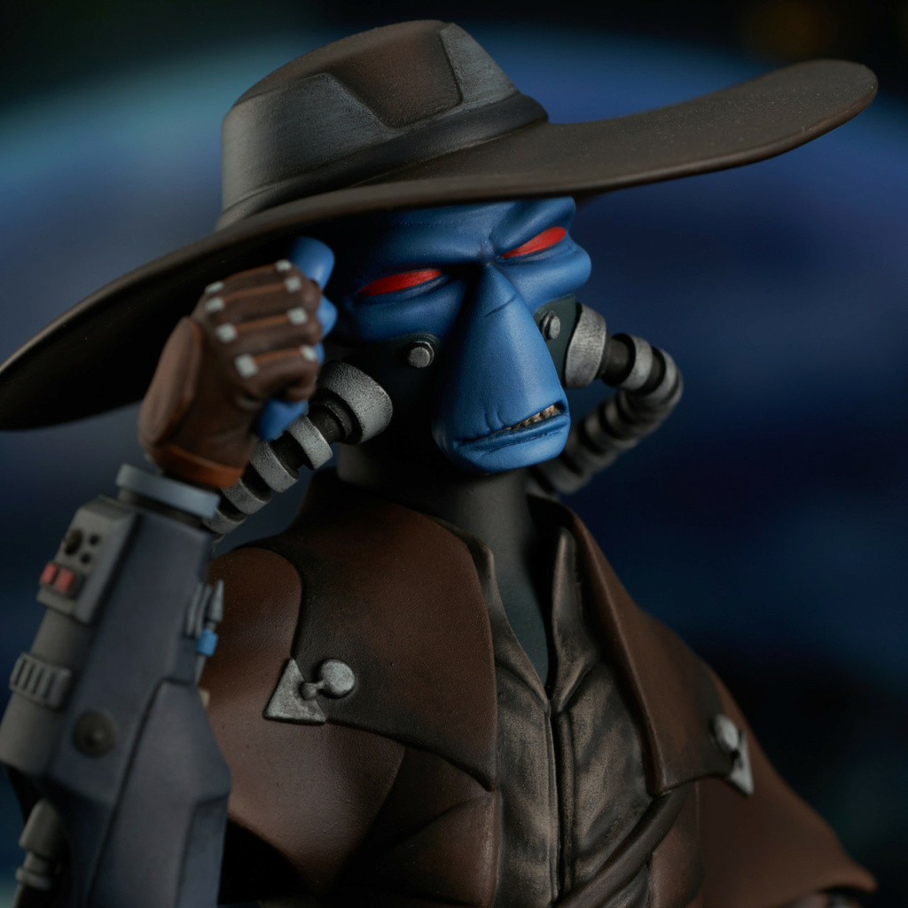 Star Wars: The Clone Wars - Cad Bane Animated Mini Bust - Gentle Giant. Cw_cad16