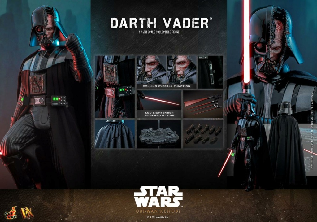 Darth Vader Collectible Figure (Star Wars Obi-Wan Kenobi) - Hot Toys  Darth454