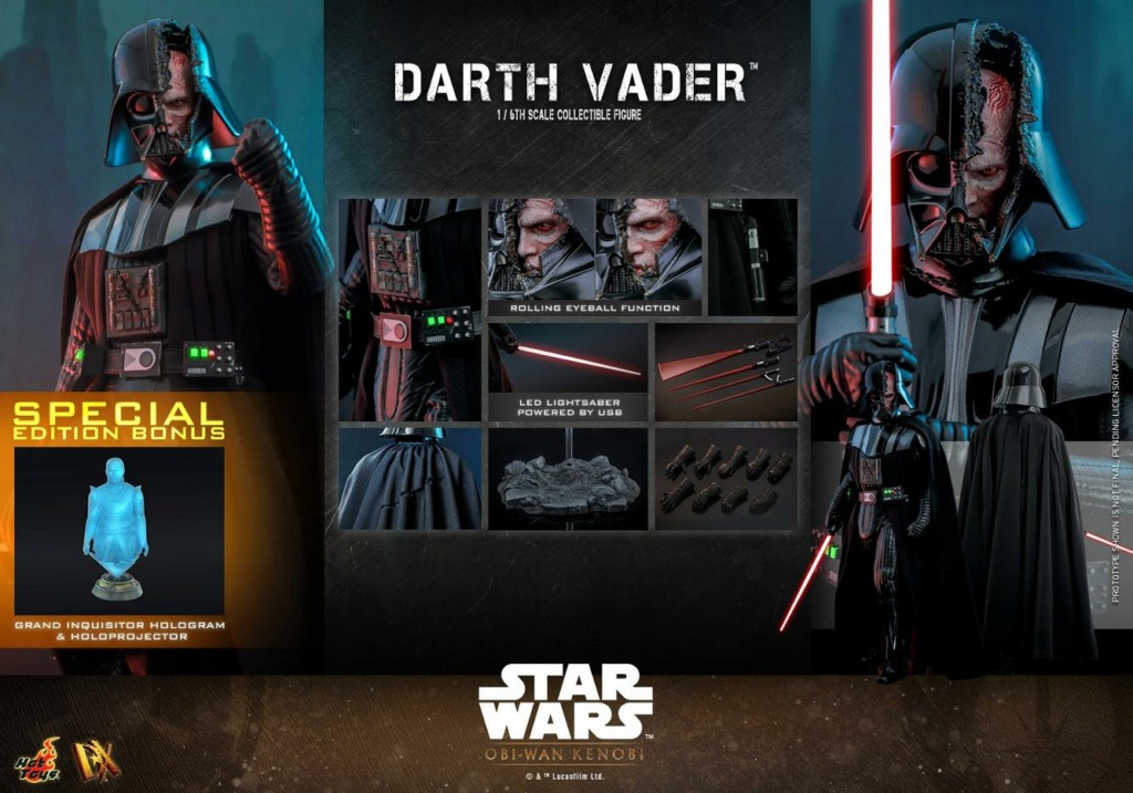 Darth Vader Collectible Figure (Star Wars Obi-Wan Kenobi) - Hot Toys  Darth455