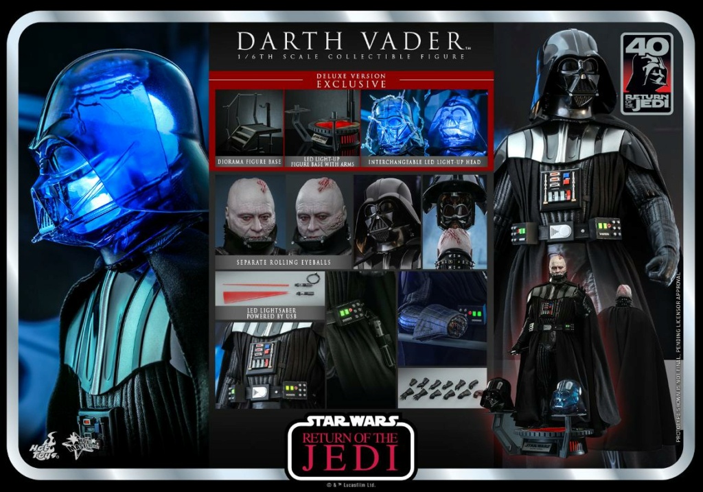 Darth Vader Collectible Figure (Epidoe Vi) Deluxe Version - Hot Toys Darth532