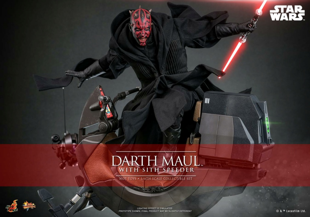 Darth Maul with Sith Speeder Collectible Set - Hot Toys Darth601