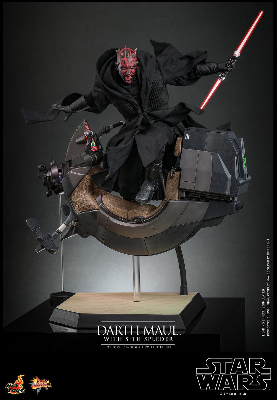 Darth Maul with Sith Speeder Collectible Set - Hot Toys Darth602