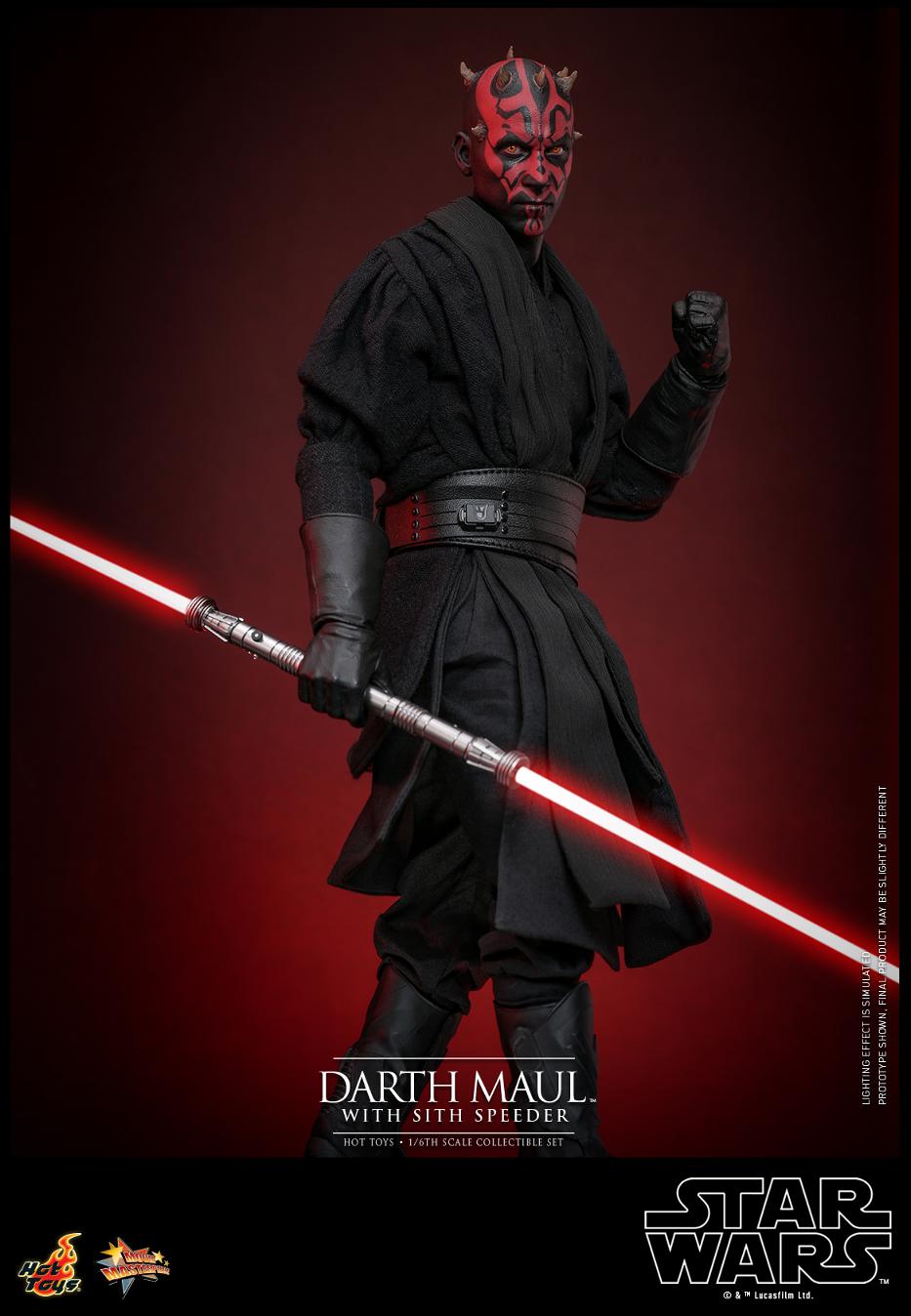 Darth Maul with Sith Speeder Collectible Set - Hot Toys Darth607