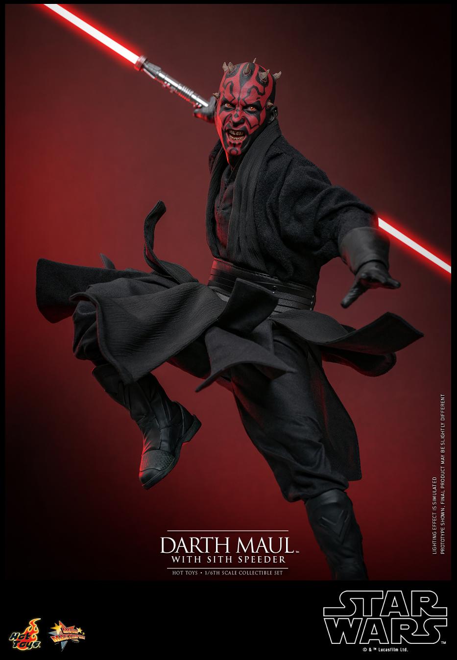 Darth Maul with Sith Speeder Collectible Set - Hot Toys Darth609