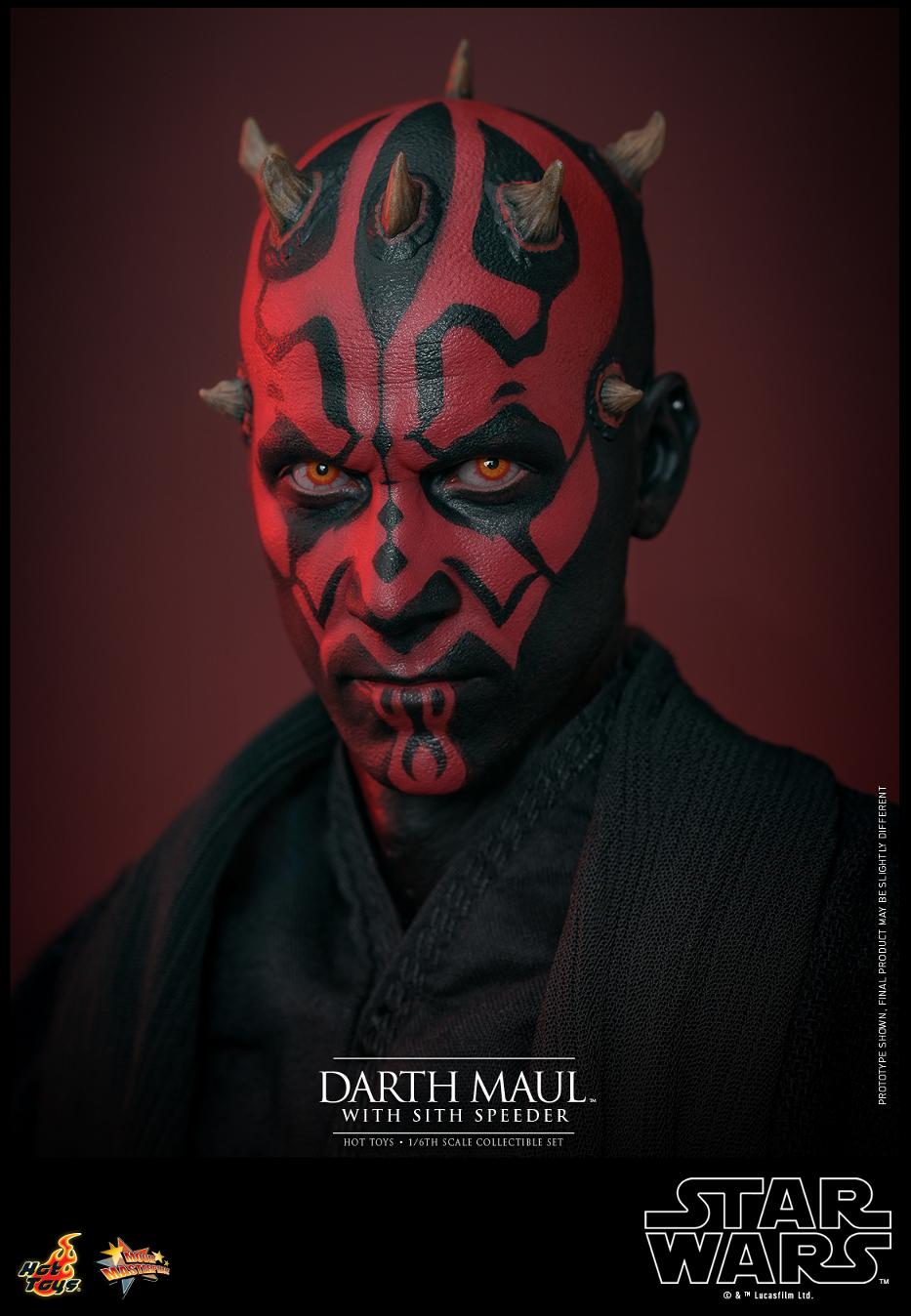 Darth Maul with Sith Speeder Collectible Set - Hot Toys Darth611