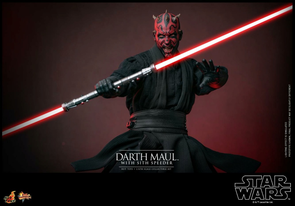 Darth Maul with Sith Speeder Collectible Set - Hot Toys Darth619