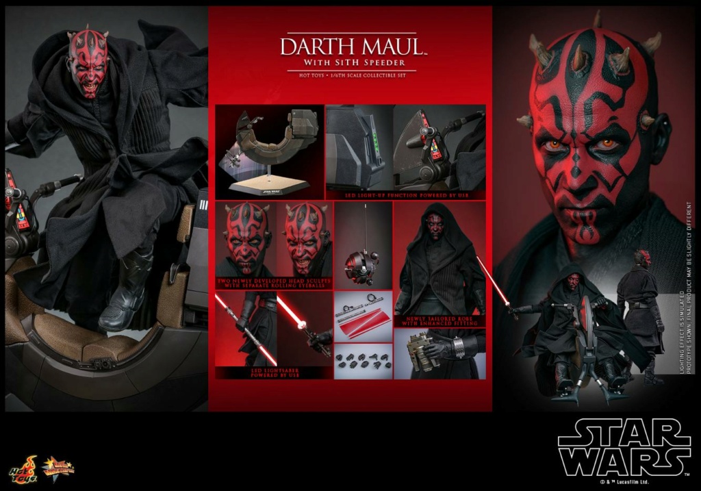 Darth Maul with Sith Speeder Collectible Set - Hot Toys Darth621