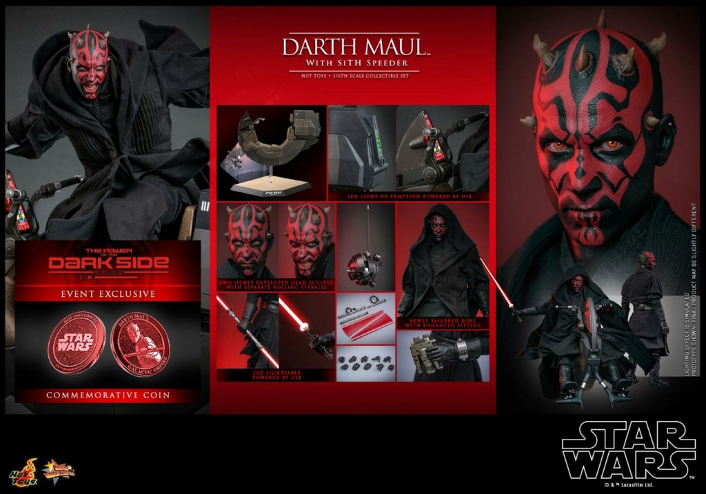 Darth Maul with Sith Speeder Collectible Set - Hot Toys Darth622