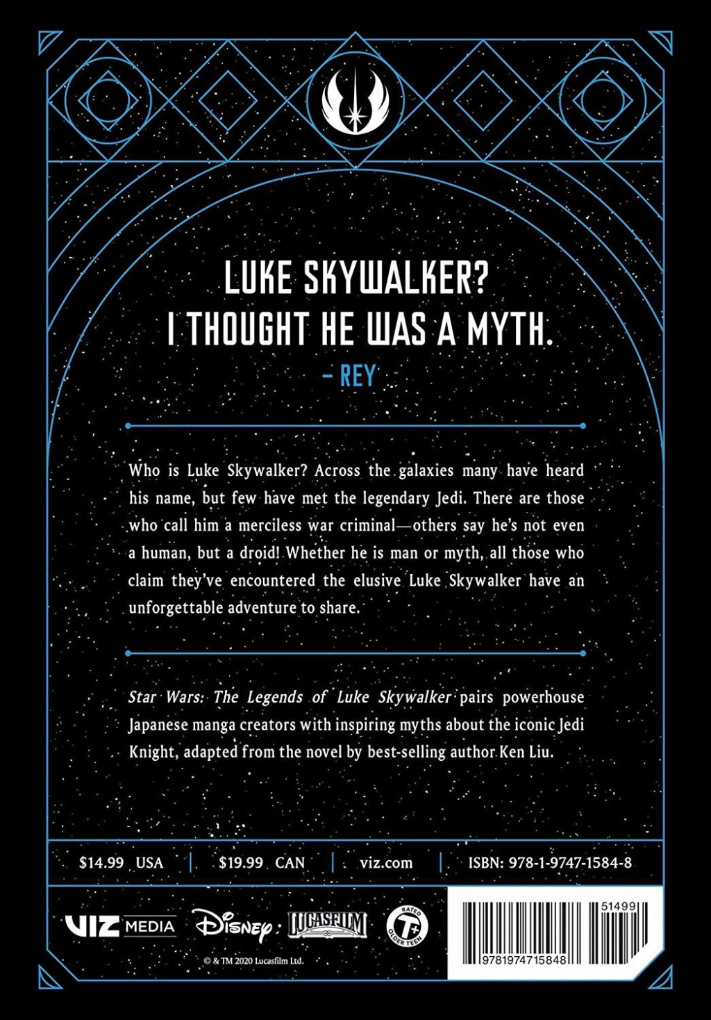 Star Wars: The Legends of Luke Skywalker: The Manga  Dback_10