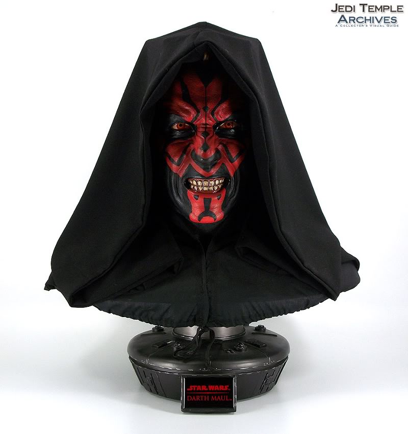 Darth Maul Life Size Bust - Star Wars Sideshow Collectibles Dm_lif17