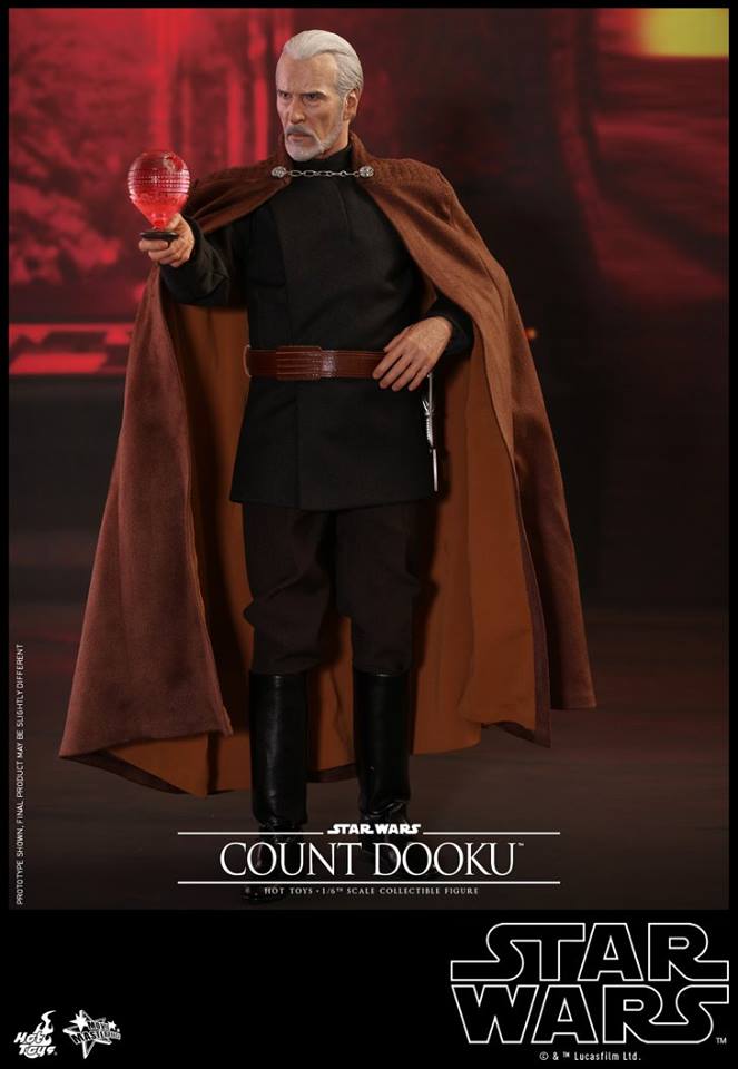 Hot Toys - SW EP 2 - 1/6th scale Count Dooku Collectible Fig Dooku_11