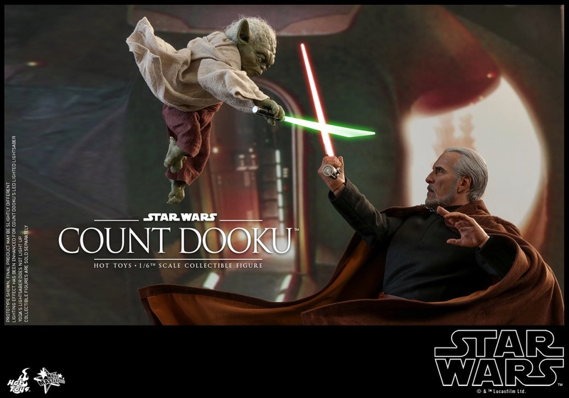 Hot Toys - SW EP 2 - 1/6th scale Count Dooku Collectible Fig Dooku_12